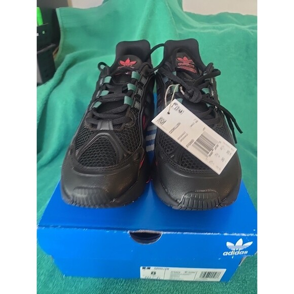 adidas Originals OZMILLEN Men’s SZ-9.5 Core Black/Red/Green 2023 New With Box. - Picture 1 of 14